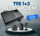 T98 1+3 AI Dashcam 4 Channel ADAS DMS 4G Fleet Tracking